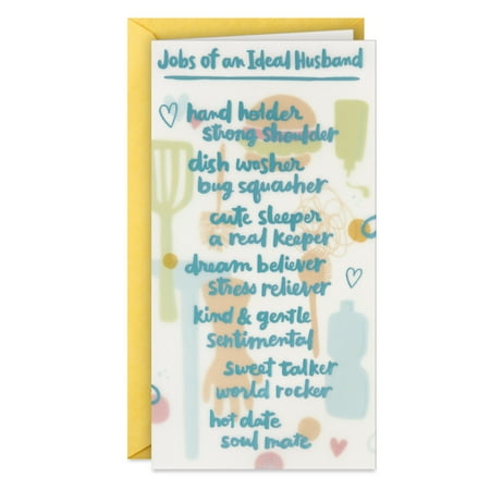 Hallmark Birthday Card for Husband (You're Everything I Want in a Man)