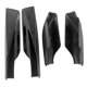 thumbnail image 3 of 4 unidades de fibra de carbono ABS, cubierta de extremo para el techo del coche Afortunado Sencillez, 3 of 5