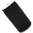 thumbnail image 2 of Rollo de cable de correa elástica trenzada de banda elástica plana negra para coser y hacer manualidades 1/8 pulgadas 3mm 200 yardas, 2 of 4