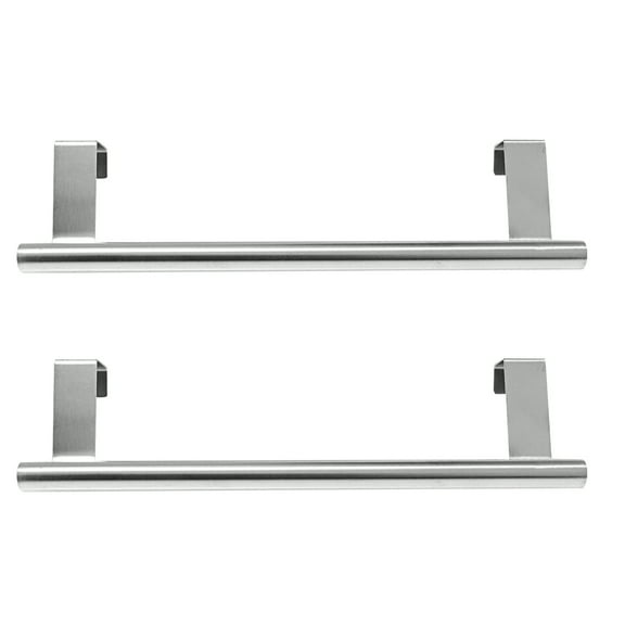 HOKARUA 2pcs Door Behind Punch-free Shelf Door Back Towel Rack Bathroom Towel Stands