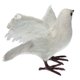 thumbnail image 1 of Estatua De Pájaros Falsos Con Grúa De Paloma Emplumada Artificial - Decoración Divertida De Adornos De Esculturas - Figuras De Arte De Patio Interior 3 blanco Soledad Decoy Pigeon Artificial, 1 of 10