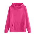 thumbnail image 5 of Garbnen Womens Hoodies Fleece Long Sleeve Womens Pullover Oversized Fall Winter Warm Fashion Sweatshirt Women with Pocket L, 5 of 7