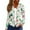Green, variant on Women's Fashion Christmas Print Casual Zip-Up Long-Sleeve Hooded Jacket, for Outdoor Activities and Daily Use,Light pink,M