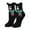Black, variant on Women Cute Socks Thick Warm Plush Socks Soft Cozy Winter Thermal Comfortable Indoor Floor Socks Blue