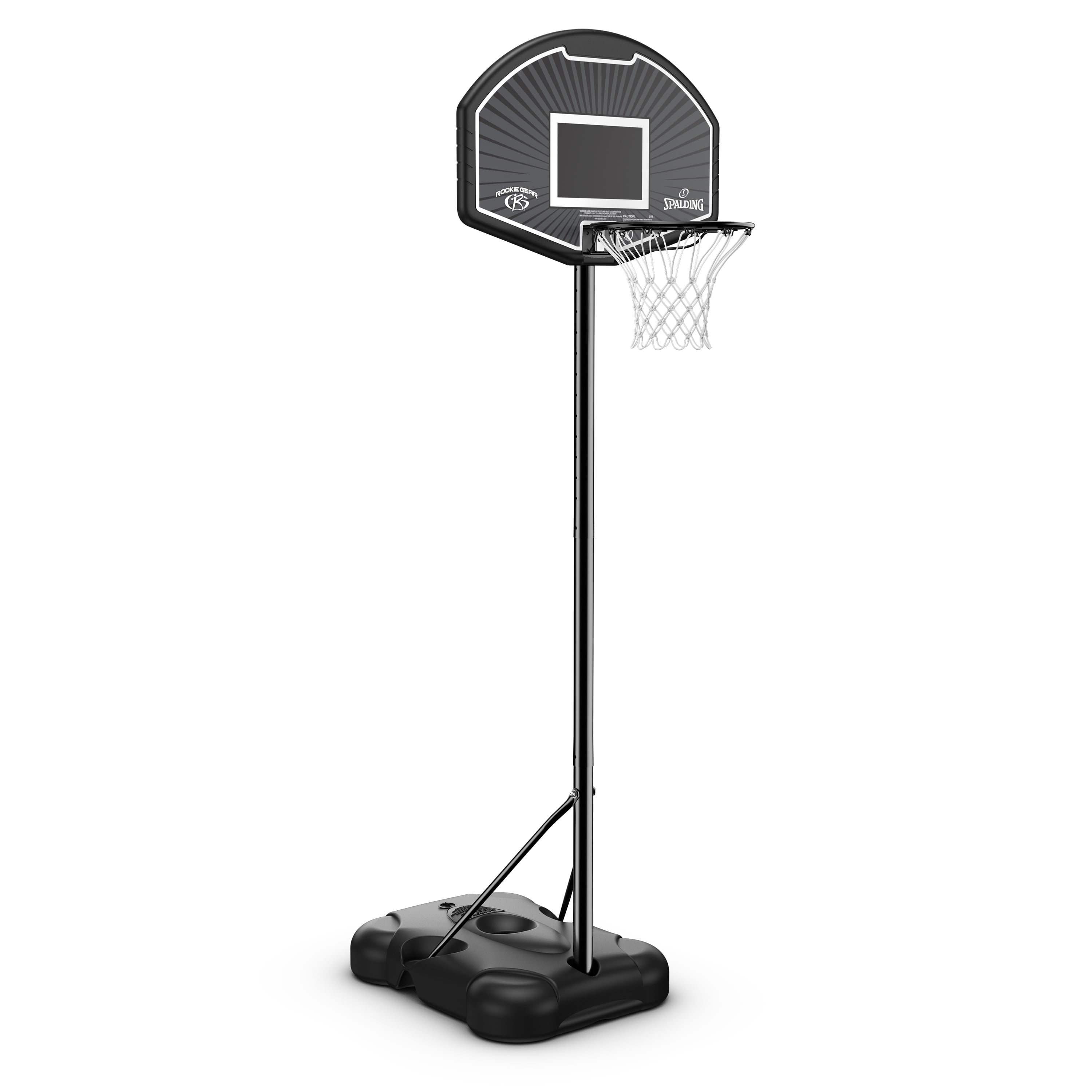 Spalding Eco Composite 32 In Telescoping Portable Basketball Hoop