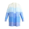 thumbnail image 4 of Time and Tru Women's Brushed Longline Cardigan Sweater, Midweight, Sizes XS-XXXL, 4 of 4