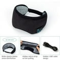 thumbnail image 2 of Sleep Headphones 5.2 Bluetooth Sleep Mask with Music and Ultra Thin Speakers Perfect for Sleeping, Air Travel,Meditation and Relaxation，Unique Gifts for Men Women - Black, 2 of 8