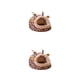 thumbnail image 4 of Methold Cama de dormir para mascotas pequeñas de algodón PP con forma de Animal para otoño e invierno, parte inferior antideslizante, nido Type2 NO2, 4 of 6