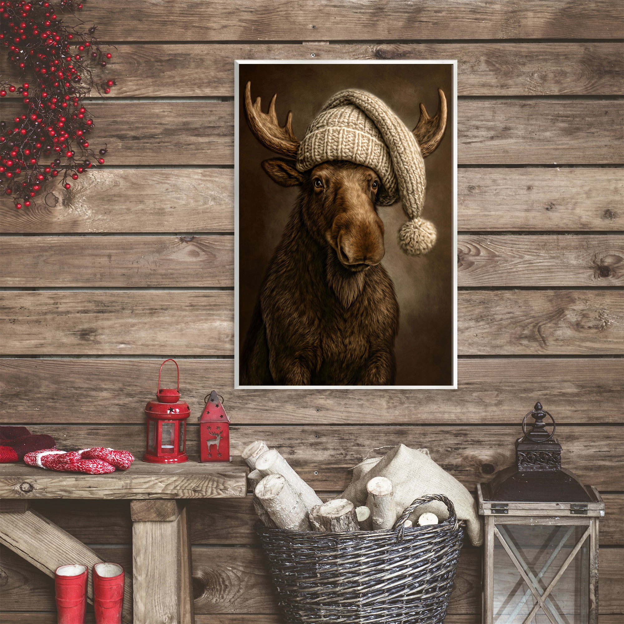 Stupell Industries Northwood Gentle Giant Wall Plaque Art, design by Kelley Parker