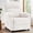 Chenille-Beige, variant on Korser Manual Push Back Recliner Chair with Side Pockets,Recliner Chairs for Adults for Living Room,Small Recliners for Small Spaces,Linen,Dark Grey