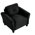 thumbnail image 3 of Couch Comfortable Sectional Couches and Sofas for Living Room Bedroom Office Small Space (Black), 3 of 9