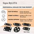 thumbnail image 3 of Signs ByLITA Square Please Help Keep Our Restroom Clean Sign - Easy Installation | Durable Material (Black /Gold) - Small, 3 of 3