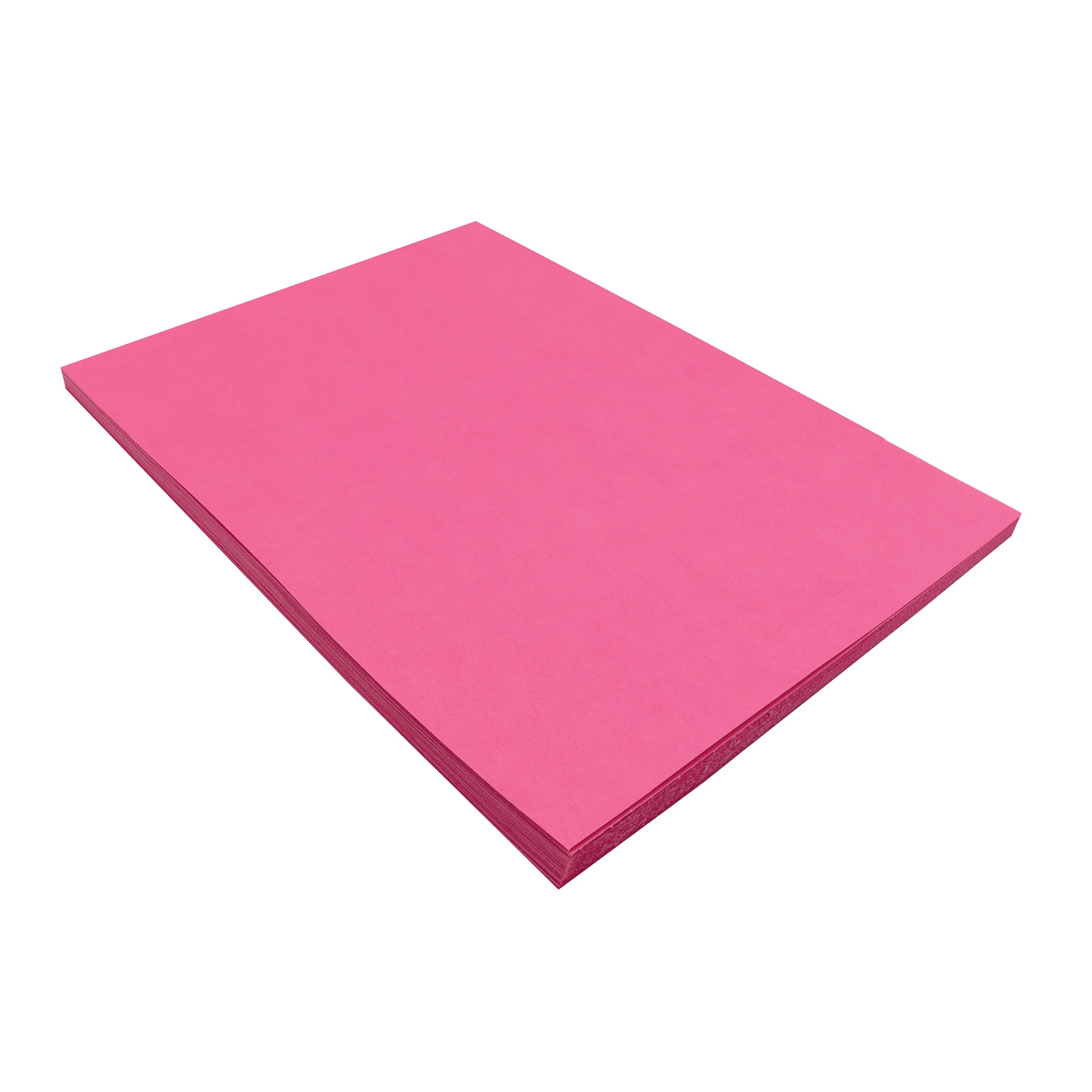 Tru-Ray Construction Paper, Heavyweight, Dark Pink, 9" x 12", 50 Sheets Per Pack, 5 Packs