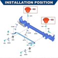 thumbnail image 2 of 2Pcs Rear Axle Bump Stop Single Rear Wheel for Ford Transit Custom MK8 2014 on 250 to 310 Series BK3, 2 of 5