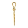 thumbnail image 2 of 14k Or Jaune Réversible Mon Coeur de Fille Pendentif Pendentif Pendentif, 2 of 8