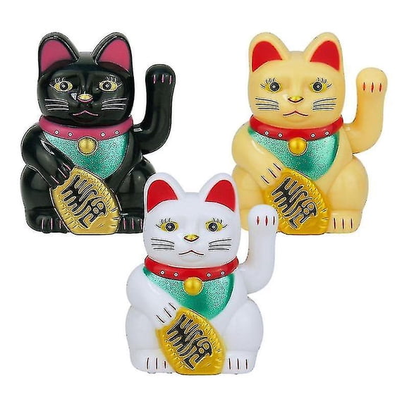Lucky Cat Waving Arm Lucky Cat Lucky Money Cat Cute Waving Cat Fengshui Lucky Cat Maneki Neko For Fortune Money And Good Luck