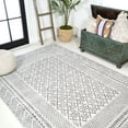 thumbnail image 4 of JONATHAN Y MOROCCAN HYPE 5 x 8 Area Rug, Athens Geometric Boho - Gray/Cream, MOH107A-5, 4 of 9