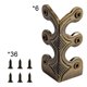thumbnail image 2 of Protector Esquina Metal Vintage Rodapié Hierro (bronce) 6 Uds., 2 of 5