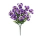 thumbnail image 2 of Arreglo floral artificial de pensamientos y eucalipto para decoración de bodas, adornos de sala de estar, estilismo de escenas y centros de mesa florales., 2 of 6