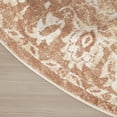 thumbnail image 5 of Nourison Astra Machine Washable 7'10" x Round Rust Vintage Indoor Rug, 5 of 9
