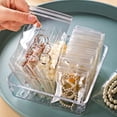 thumbnail image 3 of Cheers US 10Pcs Portable Travel Jewelry Earring Organizer Jewelry Bag Self Seal Plastic Zipper Bag Clear PVC Rings Earrings Packing Storage Pouch Jewelry Transparent Lock Bags for Holding Jewelries, 3 of 7