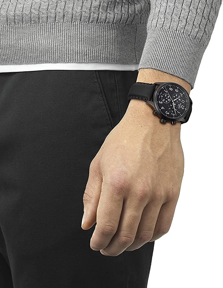 Tissot Chrono XL Chronograph Quartz Black Dial Men's Watch T116