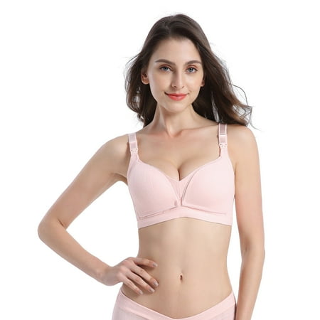 Puawkoer Women s Maternity Pregnant Wirefree Maternity Underwear Women Nursing Bra Breastfeeding Underwear Maternity Underwear Seamless Under Bump Postpartum Panties Appa