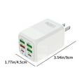 thumbnail image 2 of USB C Charger Block,Type C Charger Fast Charging,150W 6-Port USB Wall Charger PD Type-C and QC USB-A Multiport Type C Charging Block Cube Support Simultaneous Charging Of Multiple Devices, 2 of 8