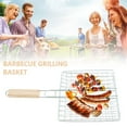 thumbnail image 2 of Panier Gril Barbecue Filet Steak Viande Poisson Crevettes Légumes Porte Outil, 2 of 8