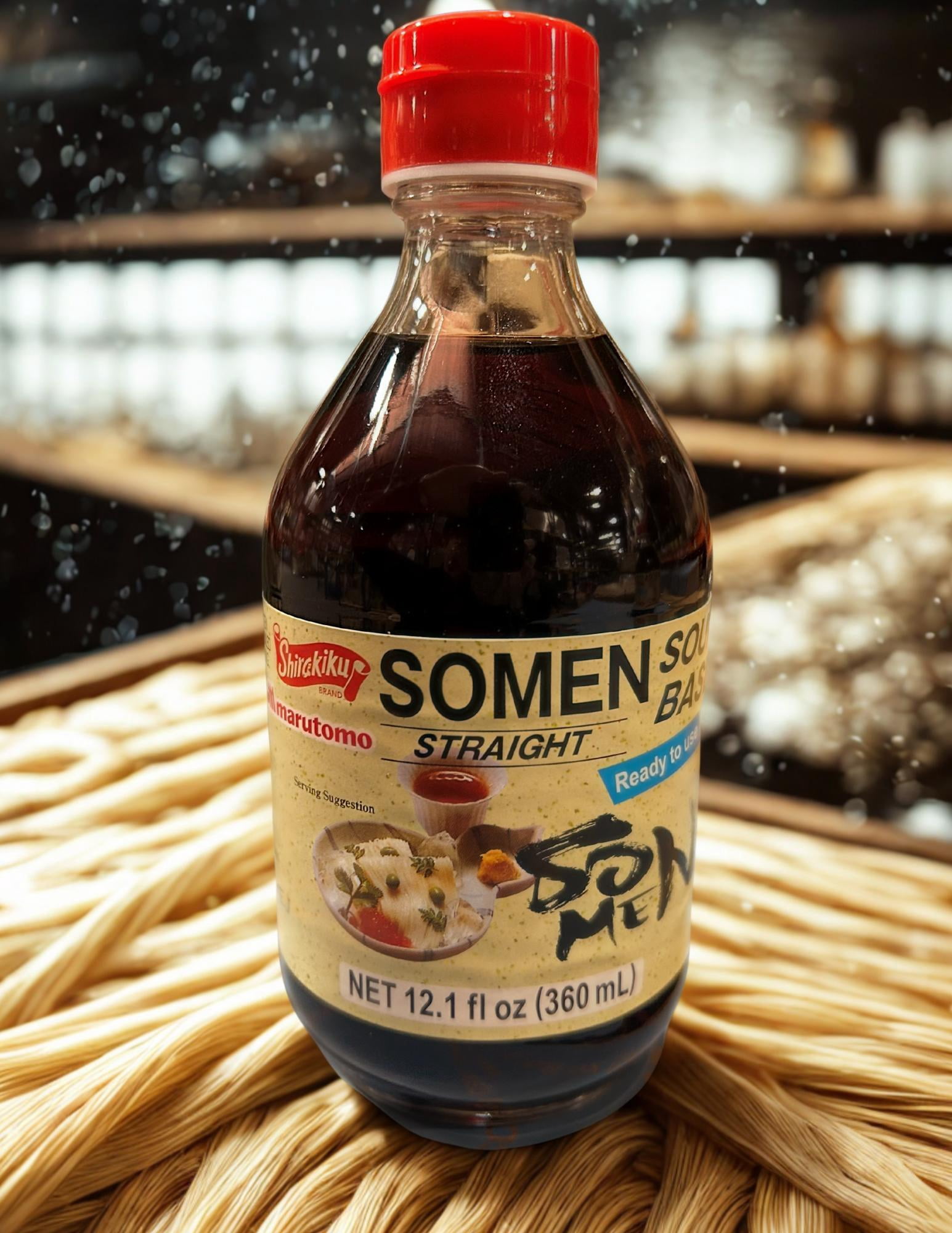 Shirakiku Somen Tsuyu, Liquid Soup Base Ready-to-Use, No Msg