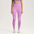 thumbnail image 4 of MKLEKYY Pantalones deportivos para mujer, nuevos pantalones de yoga ahuecados sin costuras, lavados, esmerilados, de cintura alta, ajustados, para deportes y fitness para mujer., 4 of 4