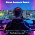 thumbnail image 6 of ATTACK SHARK G800 Wireless RGB Gaming Headset:7.1 Surround Sound-50mm Drivers-Memory Foam Ear Pads,Wired/2.4Ghz/BT,Ultralight,Durable Aluminum Frame,Detachable Mic,Programmable for PC Mac Gamer, 6 of 10
