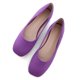 thumbnail image 3 of Zapatos SAILING LU, vestido plano morado para mujer, de gamuza, talla 5, 3 of 7
