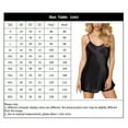 thumbnail image 5 of Women's Sexy Satin Lingerie V Neck Spaghetti Strap Nightgown Sleepwear Silk Slip Cami Dress Nightwear, 5 of 5