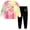 Hot Pink, variant on Wonitaaizi Girls 2 Piece Outfits Kids Clothes Sets Sweatsuit Tracksuit Jogger Print Long Sleeve (3-4 Years,Purple)
