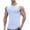 White, variant on Chiccall Mens Ribbed Knit Tank Tops Casual Crew Neck Sleeveless Muscle Shirts Basic Undershirts Tank Black