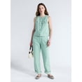 thumbnail image 2 of Free Assembly Women's and Women's Plus Button Front Sleeveless Denim Top, Sizes XS-4X, 2 of 6