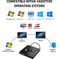 thumbnail image 2 of Bileeko BK-PA074 USB 3.0 External CD/DVD Optical Drive, 2 of 9