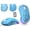 Blue, variant on D19 Ultralight Gaming Mouse&Weight Tuning Interchangeable Backward Plates,12000DPI RGB  for PC