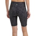 thumbnail image 2 of DKNY Womens Snake-Embossed Bike Shorts Black, 2 of 5