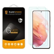 [2-Pack] Supershieldz for Samsung Galaxy S21 5G Tempered Glass Screen Protector, Anti-Scratch, Anti-Fingerprint, Bubble Free