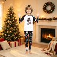 thumbnail image 2 of Matching Christmas Pajamas for Family Cute Xmas Red Wine Glass Crewneck Raglan Tops with Pants Matching Holiday Lounge Set Pjs, 2 of 7