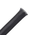 thumbnail image 2 of 100 Pieds - Manchon Tressé Extensible pour Animaux de Compagnie 1/4 Pouce – Noir – Alex Tech, 2 of 5