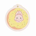 thumbnail image 2 of 1 pieza de esponja de pulpa de madera comprimida con forma de donut original de dibujos animados, esponja for limpieza de cocina y lavavajillas., 2 of 2