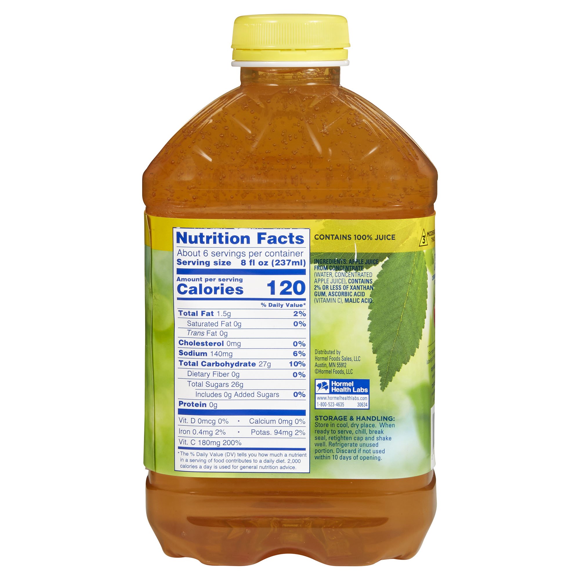 Thick & Easy Thickened Beverage Apple 46 oz. Bottle 6 Ct