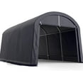 thumbnail image 7 of KING BIRD 10' x 15' Round Style Garage Shelter Anti-Snow Heavy Duty Storage Shelter Carport Portable Canopy Storage Shelter Shed, 7 of 7