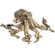 thumbnail image 5 of GOOHOCHY Mini adorno de pulpo de latón, modelo de pulpo, figura animal, decoración de escritorio, 5 of 7