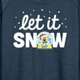 thumbnail image 3 of SpongeBob SquarePants - Let It Snow - Women's Lightweight French Terry Long Sleeve Shirt, 3 of 6