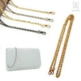 thumbnail image 4 of Gustavedesign 47 Inchs DIY Purse Metal Chain Strap Replacement Crossbody Shoulder Strap Handbag Iron Flat Chains -Black, 4 of 8