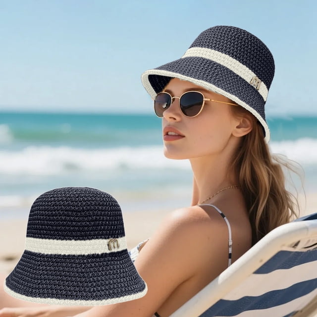 RKSTN Polyester Sun Hat Sun Hat Sun Protection Sunshade Outdoor Travel Riding Beach Empty Sun Hat Bucket Hat Summer Hat Sun Protection Breathable Sun Protection